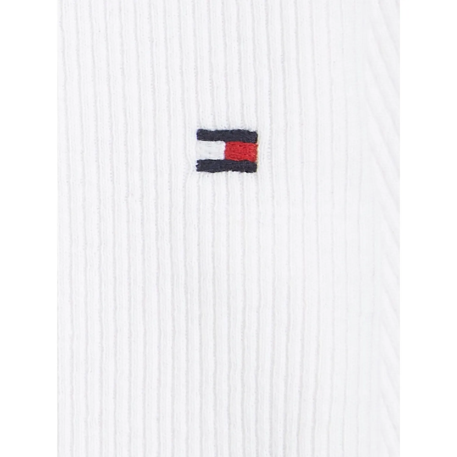 Tommy Hilfiger White Rib Bodysuit Ls Ls