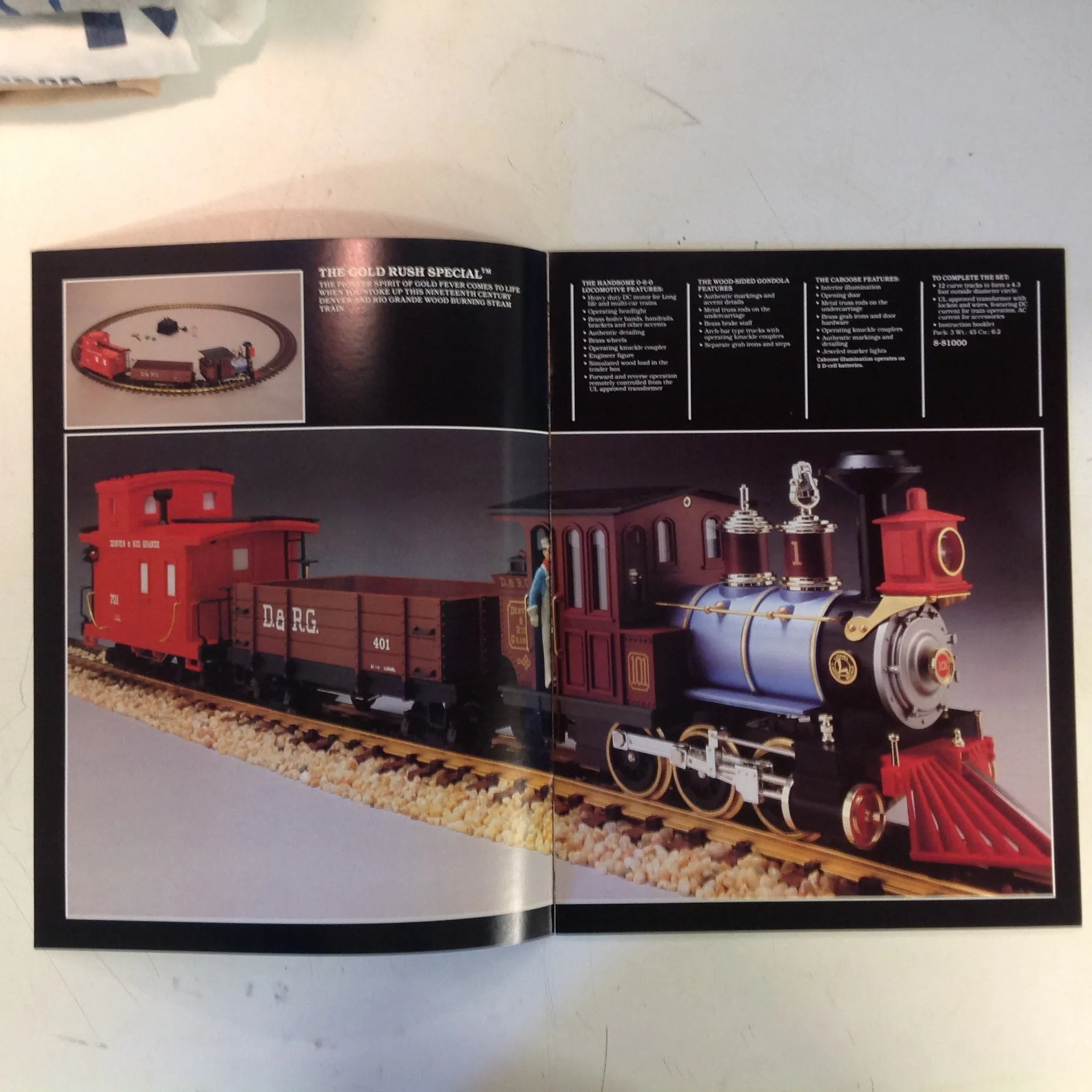 Vintage 1988 LIONEL Large Scale Electric Trains & Accessories Booklet
