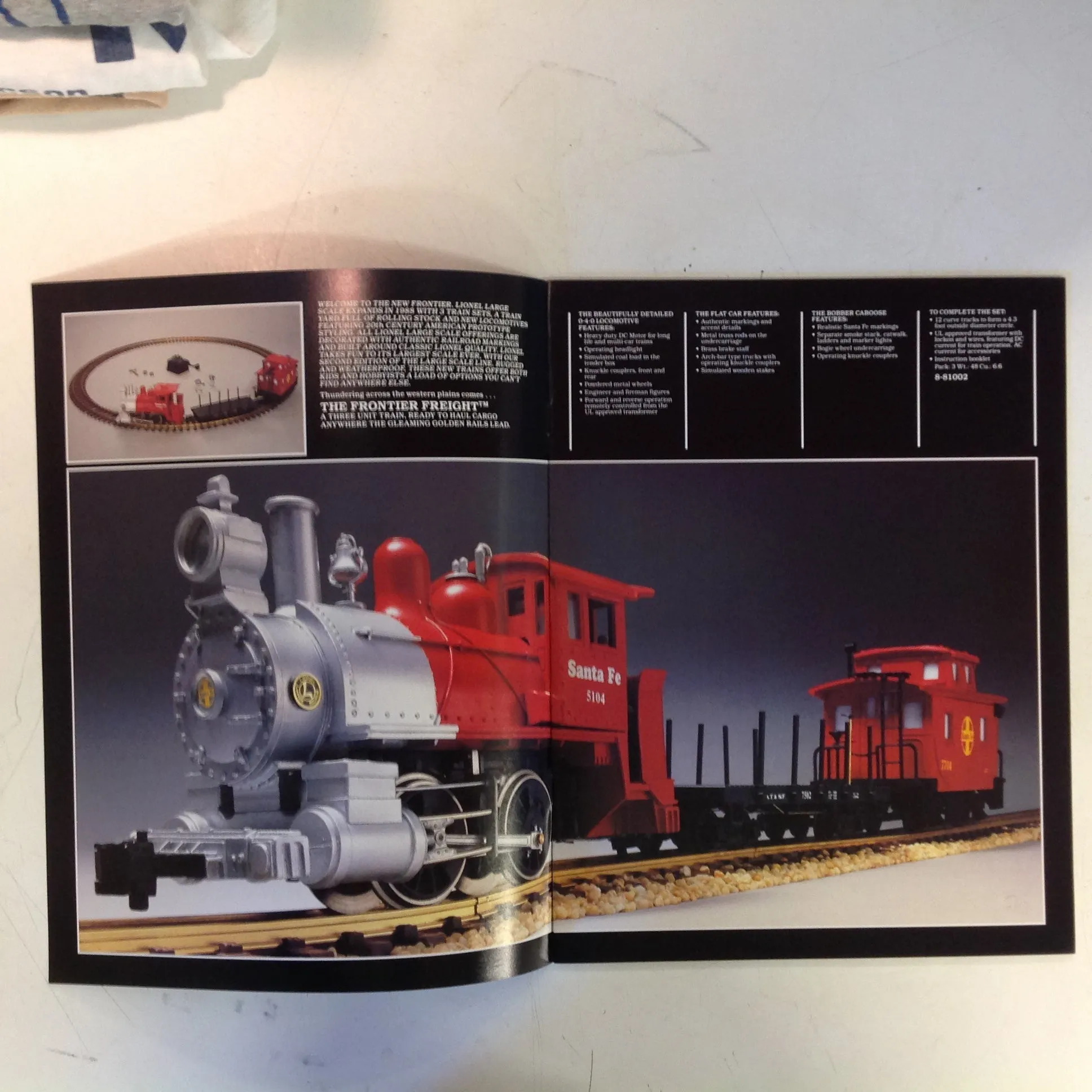 Vintage 1988 LIONEL Large Scale Electric Trains & Accessories Booklet