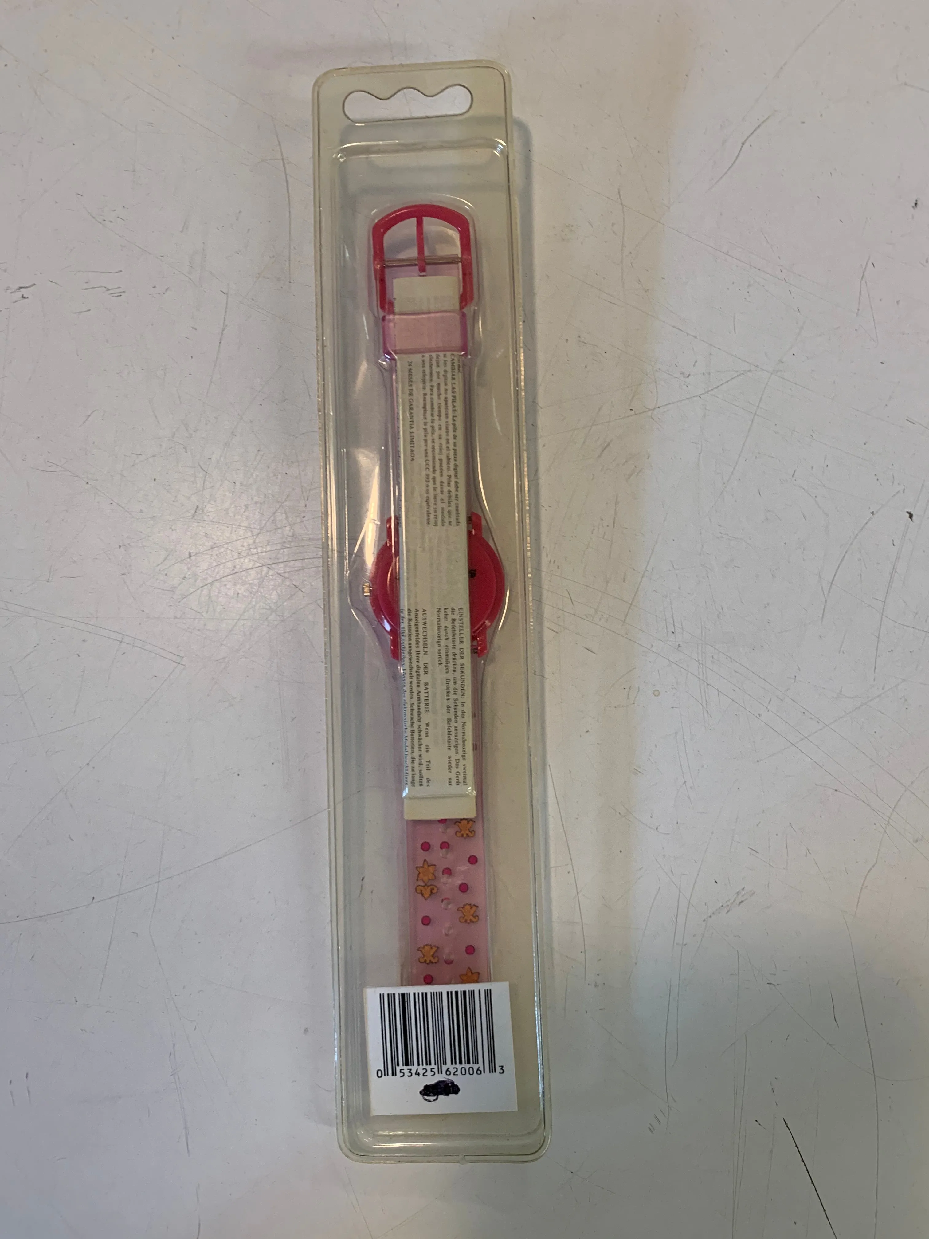 Vintage Walt Disney's The Aristocats Pink Digital Watch NOS Sealed