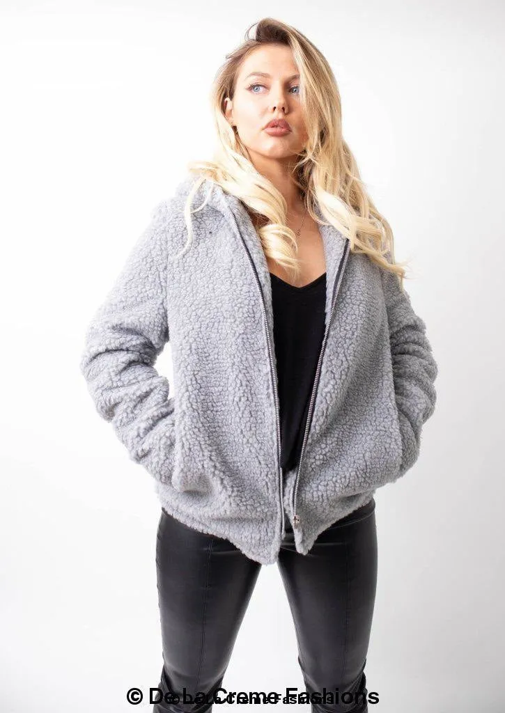 Zip Up Hooded Jacket