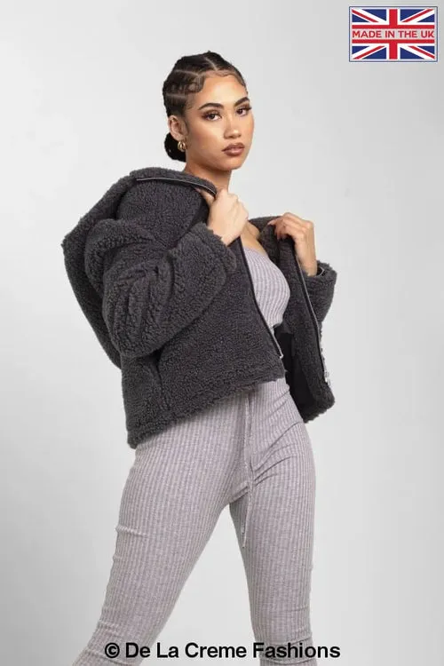 Zip Up Hooded Jacket