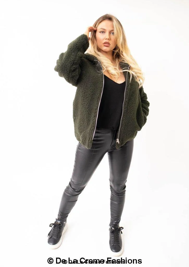 Zip Up Hooded Jacket