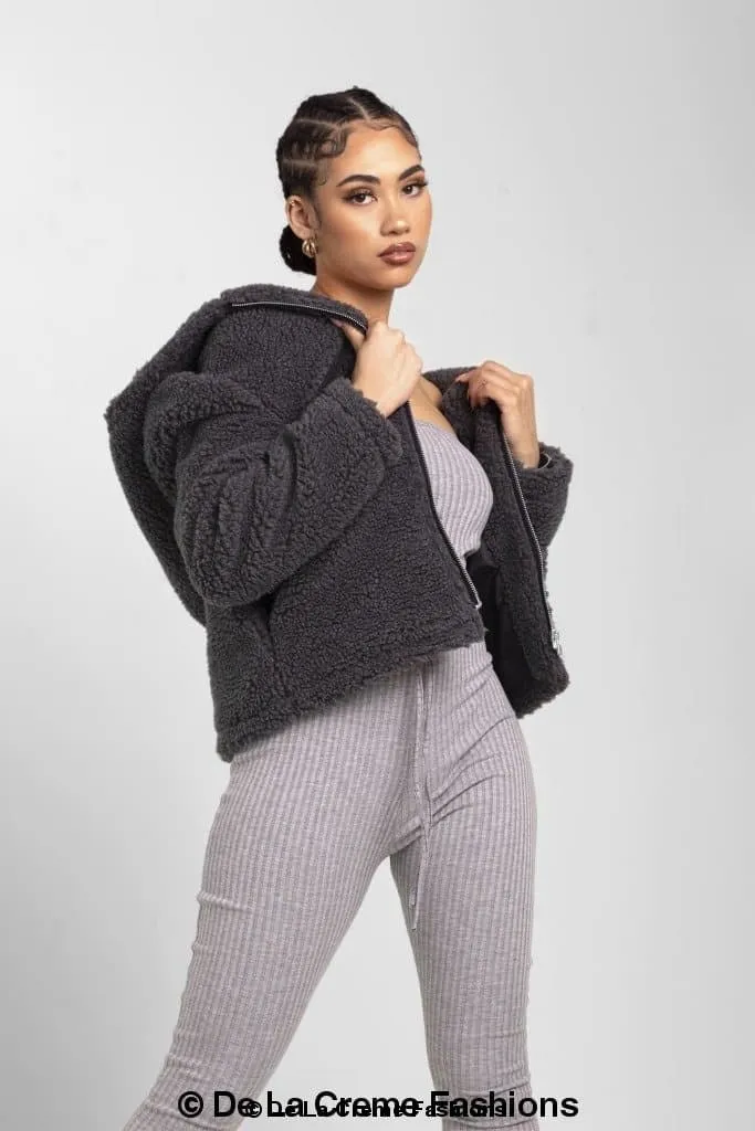 Zip Up Hooded Jacket