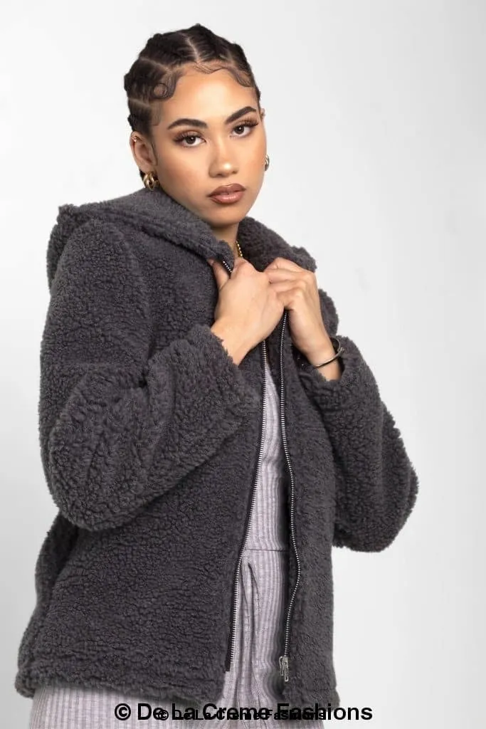 Zip Up Hooded Jacket